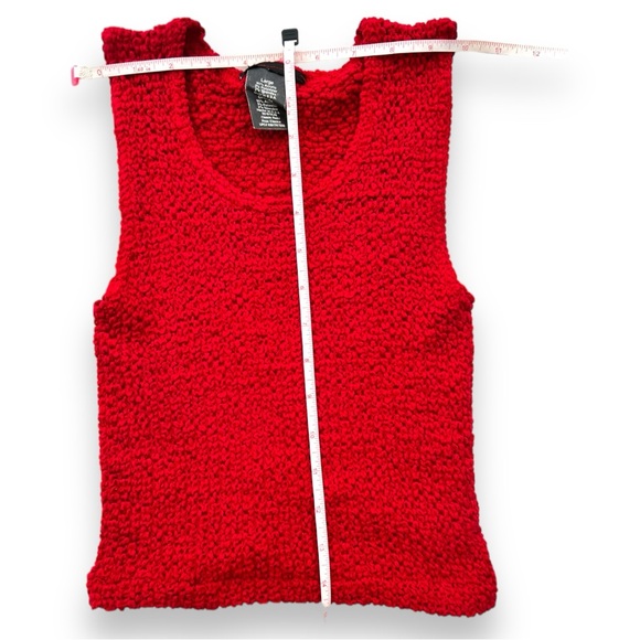 Red Ruched Hot Top - Picture 1 of 3